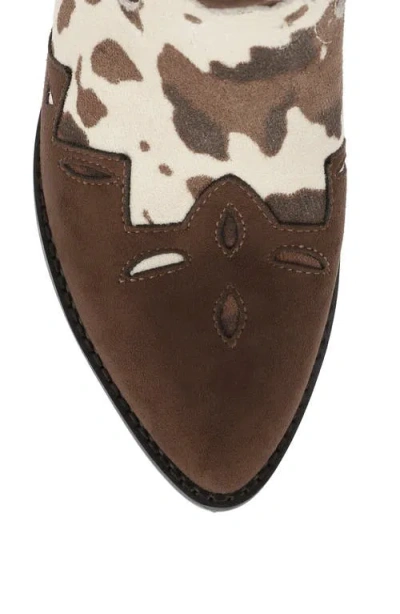 Mia Sonni Western Bootie In Multi