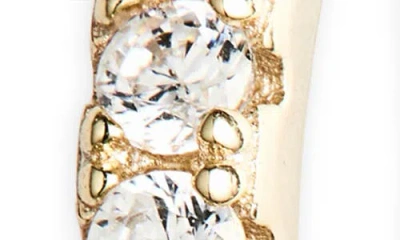 Chanteur Kids' Pavé Crystal Hoop Earrings In Gold