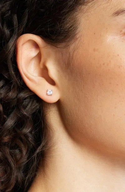 Nordstrom 3-pack Cubic Zirconia Square Stud Earrings In White