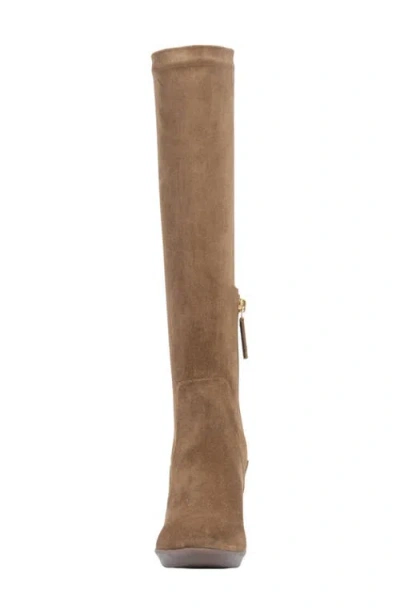 Aquatalia Rhumba Weatherproof Knee High Boot In Brown