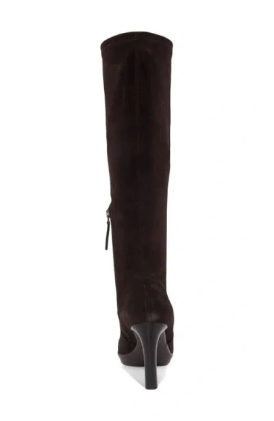 Aquatalia Rhumba Weatherproof Knee High Boot In Brown