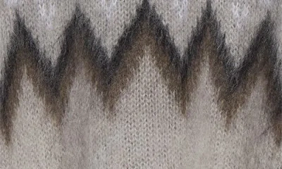 Acne Studios Mohair And Wool-blend Sweater In Gray
