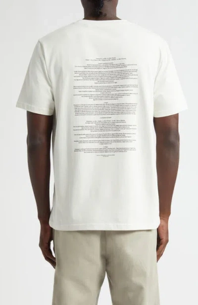 De Bonne Facture Tunisian Recipe Graphic T-shirt In Neutral