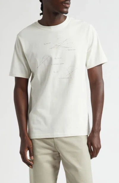 De Bonne Facture Geometry Notes Graphic T-shirt In White