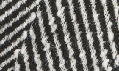 Krost Elliot Adjustable Wool Blend Herringbone Baseball Cap In Black