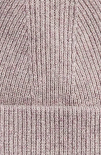 Krost Speckle Wool Beanie In Purple