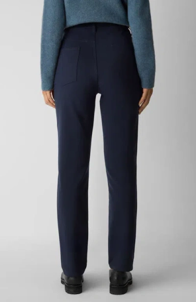 Eileen Fisher High Waist Slim Fit Jeans In Blue