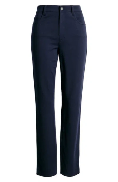 Eileen Fisher High Waist Slim Fit Jeans In Blue