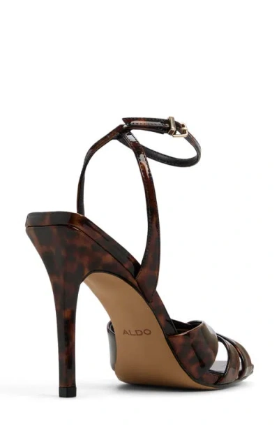 Aldo Meteora Ankle Strap Sandal In Brown