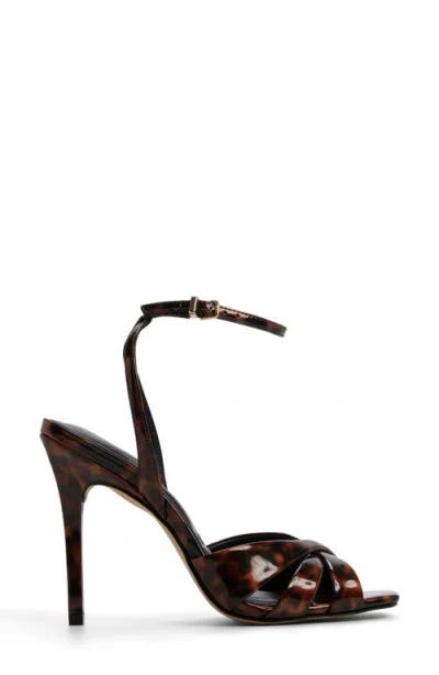 Aldo Meteora Ankle Strap Sandal In Brown