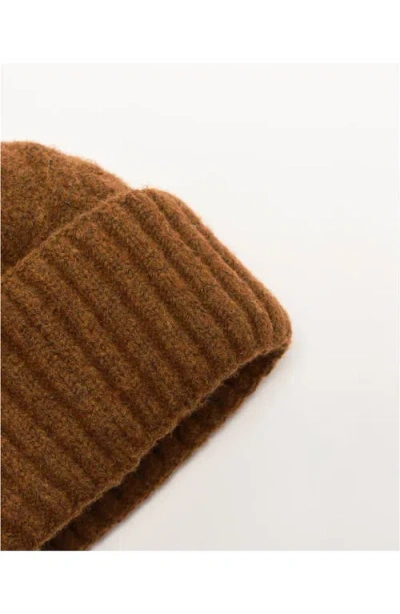 Free People Coast Line Cable Beanie In Brown