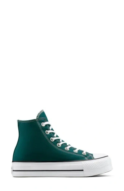 Converse Chuck Taylor All Star Lift High Top Platform Sneaker In Green