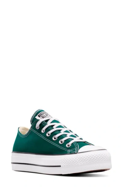 Converse Chuck Taylor All Star Lift Low Top Platform Sneaker In Green