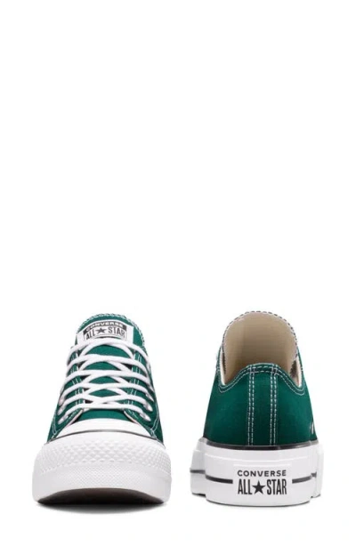 Converse Chuck Taylor All Star Lift Low Top Platform Sneaker In Green
