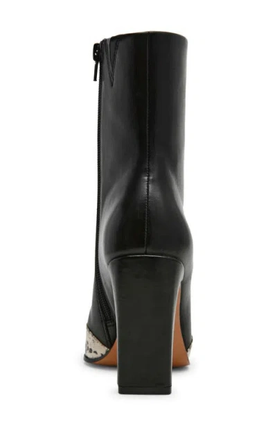 Steve Madden Women's Lyle-a Square-toe Blade-heel Dress Booties In Black