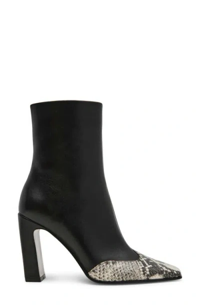 Steve Madden Women's Lyle-a Square-toe Blade-heel Dress Booties In Black