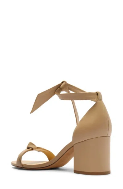 Alexandre Birman Clarita Block Heel Sandal In Nude