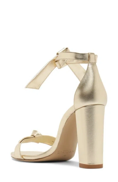 Alexandre Birman Clarita Metallic Sandal In Gold