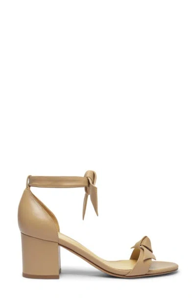 Alexandre Birman Clarita Block Heel Sandal In Nude