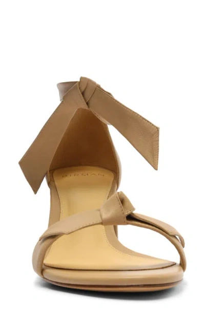 Alexandre Birman Clarita Block Heel Sandal In Nude