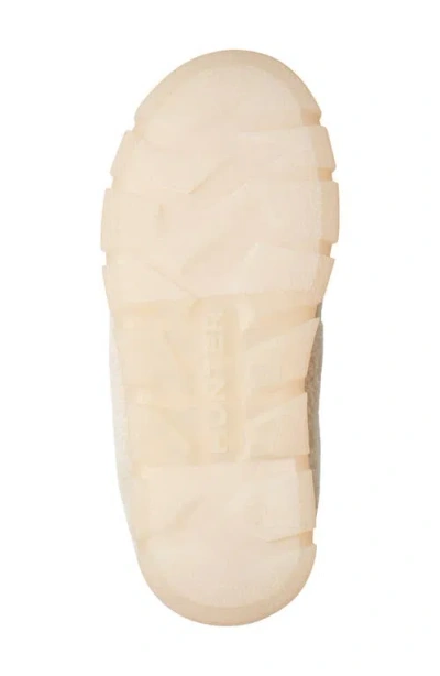 Hunter Madisons Faux Shearling Clog In Neutral