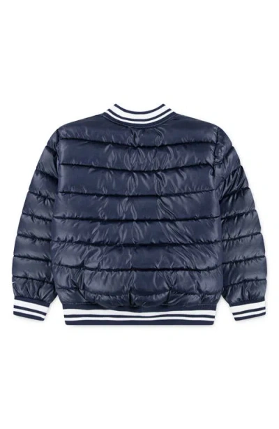 Nike Kids' Puffer Baseball Jacket In Blue