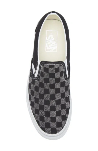 Vans Classic Slip-on Platform Sneaker In Black