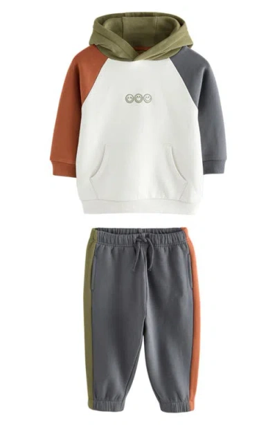 Next Kids' Colorblock Hoodie & Joggers Set In Multi