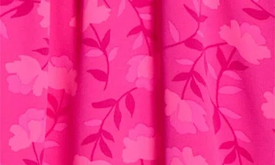 Sugarlips Clever Floral Print Top In Pink