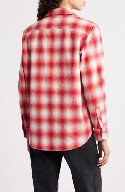 Frank & Eileen Eileen Relaxed Button-up Shirt In Red