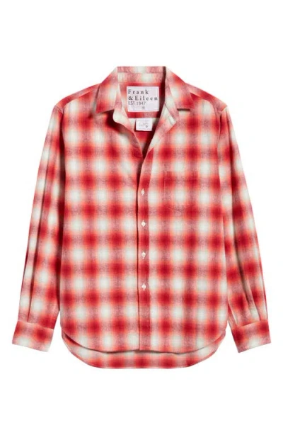 Frank & Eileen Eileen Relaxed Button-up Shirt In Red