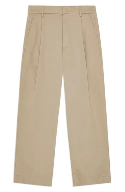Nn07 Kay Flat Front Tapered Pants In Brown