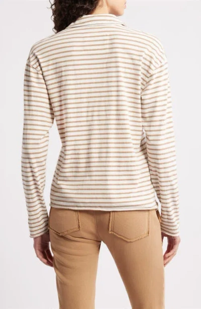 Frank & Eileen Patrick Cotton Popover Henley In White