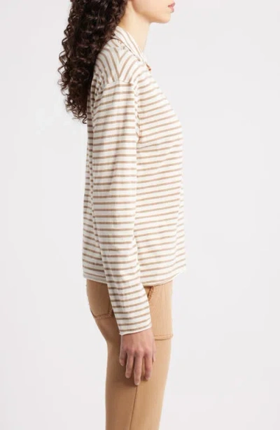 Frank & Eileen Patrick Cotton Popover Henley In White