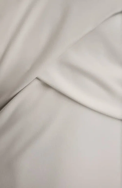 Donna Karan New York Off The Shoulder Midi Dress In White