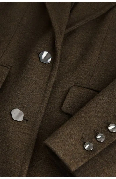 Next Longline Coat In Green