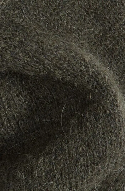 Our Legacy Miniature Alpaca & Wool Blend Scarf In Green