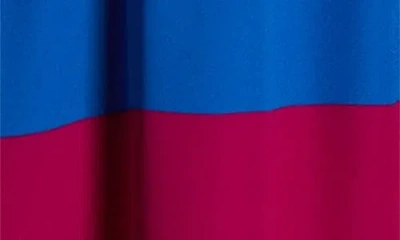 Sugarlips Saige Stripe Long Sleeve Midi Dress In Pink