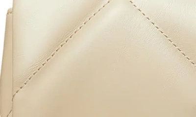 Tory Burch Small Kira Diamond Quilted Convertible Leather Shoulder Bag In Neutral