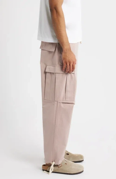 Standard Issue Pd Drawstring Cargo Pants In Neutral