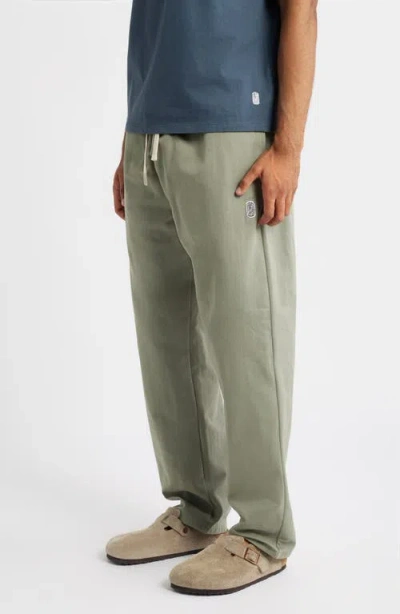 Standard Issue Pd Cotton Blend Drawstring Slacker Pants In Gray