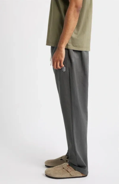 Standard Issue Pd Cotton Blend Drawstring Slacker Pants In Gray