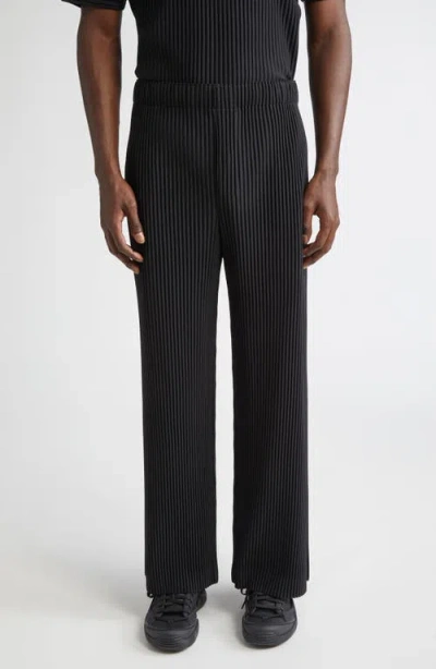 Issey Miyake Homme Plissé  Monthly Colors October Pleated Pants In Gray