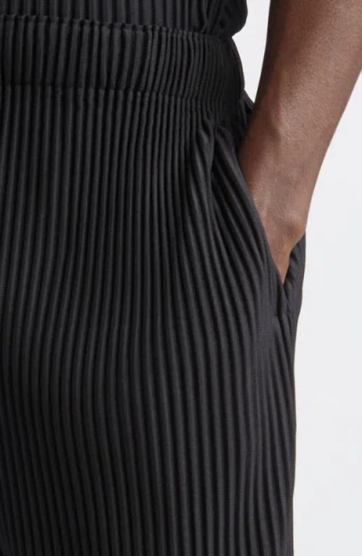 Issey Miyake Homme Plissé  Monthly Colors October Pleated Pants In Gray