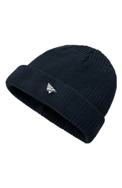 Paper Planes Wharfman Rib Beanie In Blue