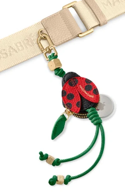 Maison De Sabre The Sabremoji Garden Bug Charm In Multi
