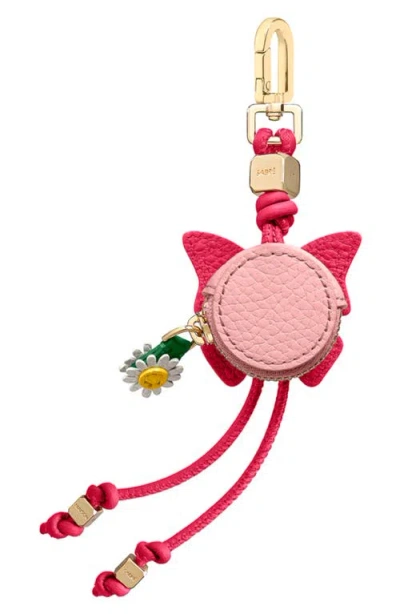 Maison De Sabre The Sabremoji Garden Bug Charm In Pink