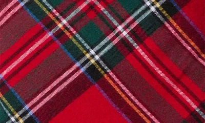 Petite Plume Imperial Tartan Stocking In Red