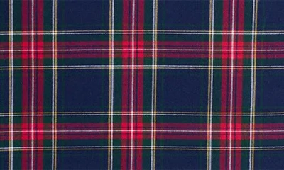 Petite Plume Windsor Tartan Tablecloth In Blue