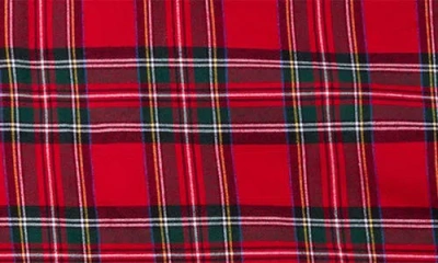 Petite Plume Imperial Tartan Plaid Tree Skirt In Red